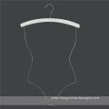 White Wooden Chrome Wire Swimwear Hanger for Bikini
